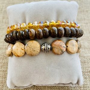 Custom Stretch Stacking Bracelet Set